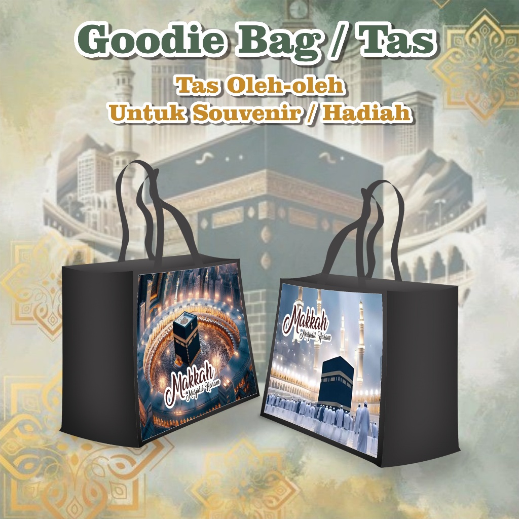 

Tas Godiebag Souvenir Haji Umroh dan tsyakuran lainnya // Belanja untuk Oleh-oleh terlaris dan termurah