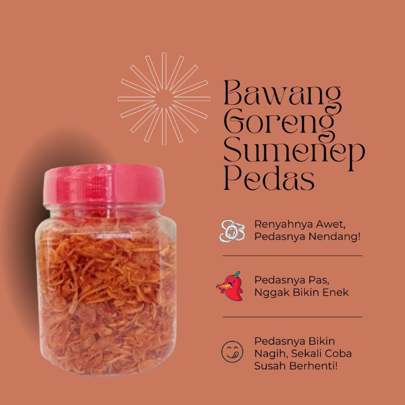 

Bawang Goreng/Bawang Goreng Asli Tanpa Tepung/Bawang Goreng Asli Sumenep/Premium/Termurah