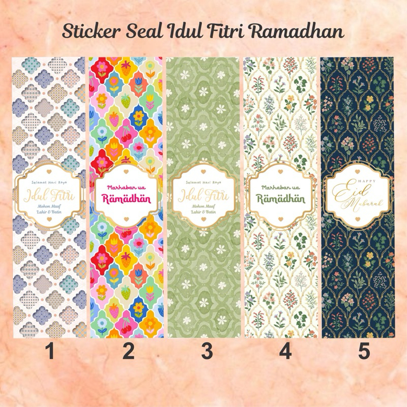 

STICKER SEAL / SEGEL / BELT IDUL FITRI RAMADHAN EID MUBARAK 09