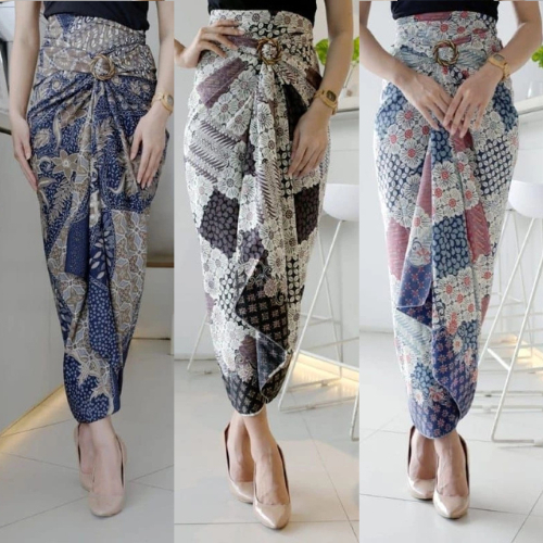 Rok lilit batik/ rok batik murah/ bawahan kebaya/ kain batik/ rok batik modern