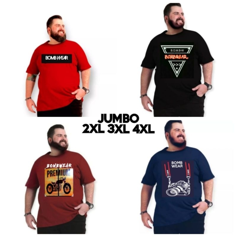 KAOS JUMBO PREMIUM JUMBO PRIA  KAOS DISTRO