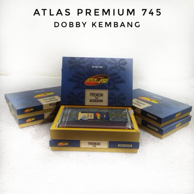 SARUNG ATLAS PREMIUM 745 DOBBY KEMBANG