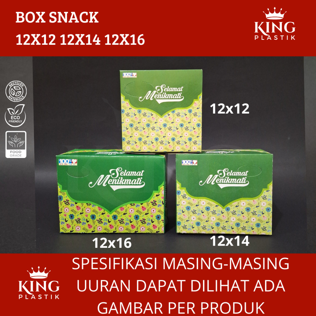 

Box SnacK 12x14 Dus Kotak Kue Roti Motif Young Uk12 x 14