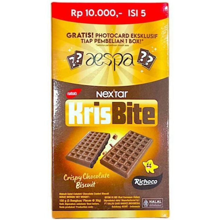 

grosir snack murah 3 box nextar krisbite cripy coklat Snack Cookies Biskuit Cemilan Makanan biscuits