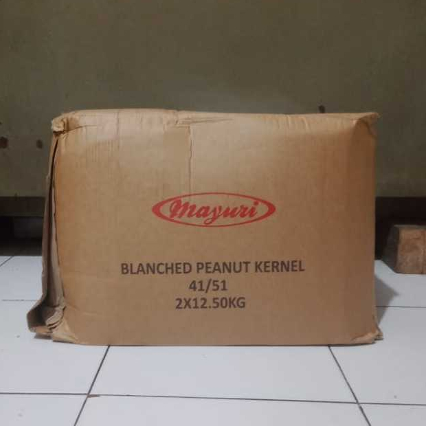 

[Dus] Suuk Kacang Kupas Premium Merk MAYURI Berat Isi 25 KG