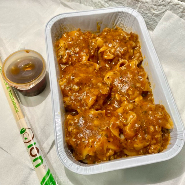 

Dimsum Saus Beef Bolognese isi 6 (free chili oil + sumpit)