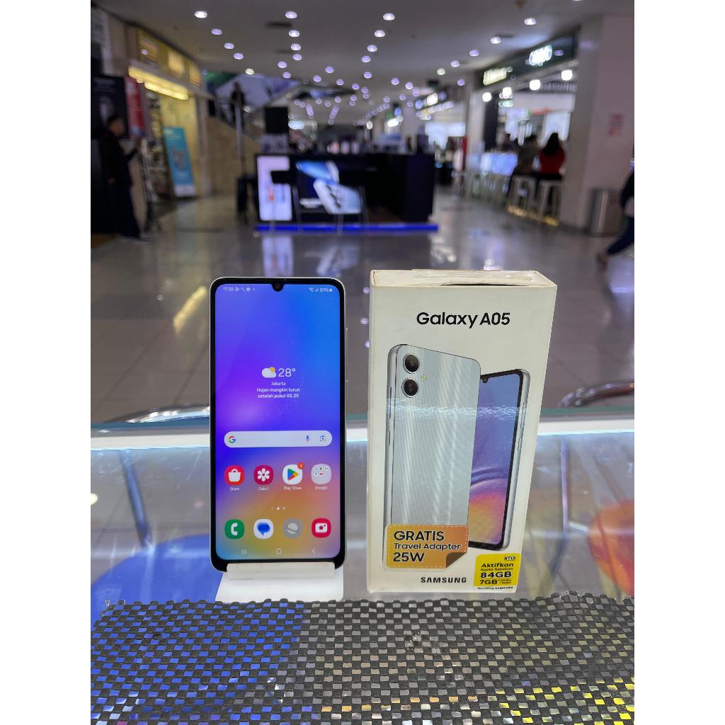 SAMSUNG GALAXY A05 4/128GB SECOND SEKEN BEKAS RAM 4 INTERNAL 128