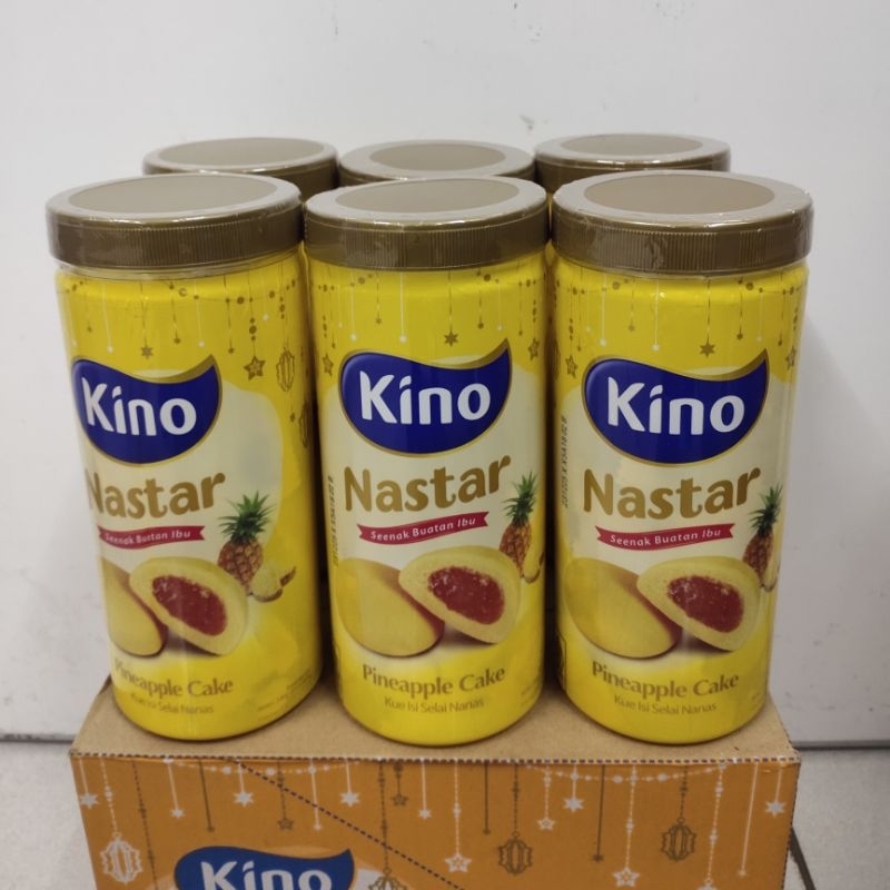 

[ ISI 6 TOPLES ] Kino Nastar Isi Selai Nanas 140gr 1 Karton