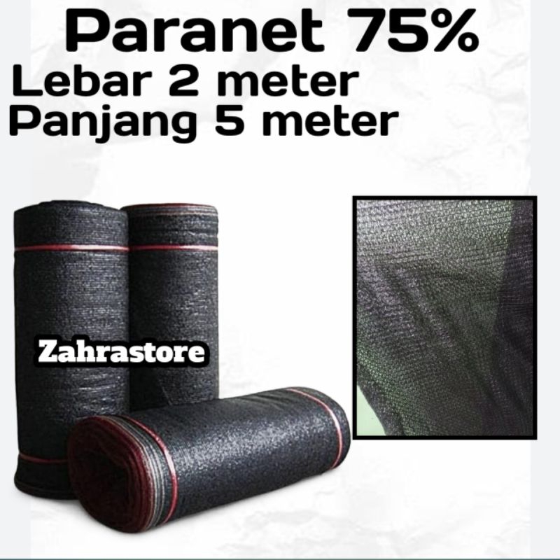 Paranet 75% Lebar 2 meter panjang 5 meter