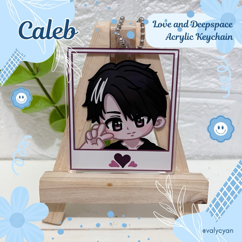 [ Valycyan ] Acrylic Keychain Caleb - Merchandise Love and Deepspace