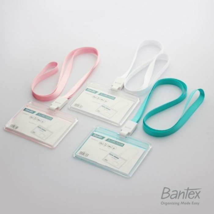 

Bantex - Id Card Transparant Landscape Landyard Bantex 8867 - Id Card Bantex Landscape + Tali