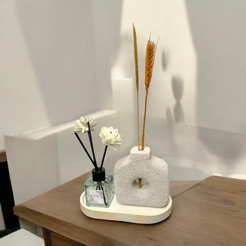 Paket Vas Nordik Estetik Free Bunga kering / Vas mini estetik vas bunga penghias ruangan penghias me