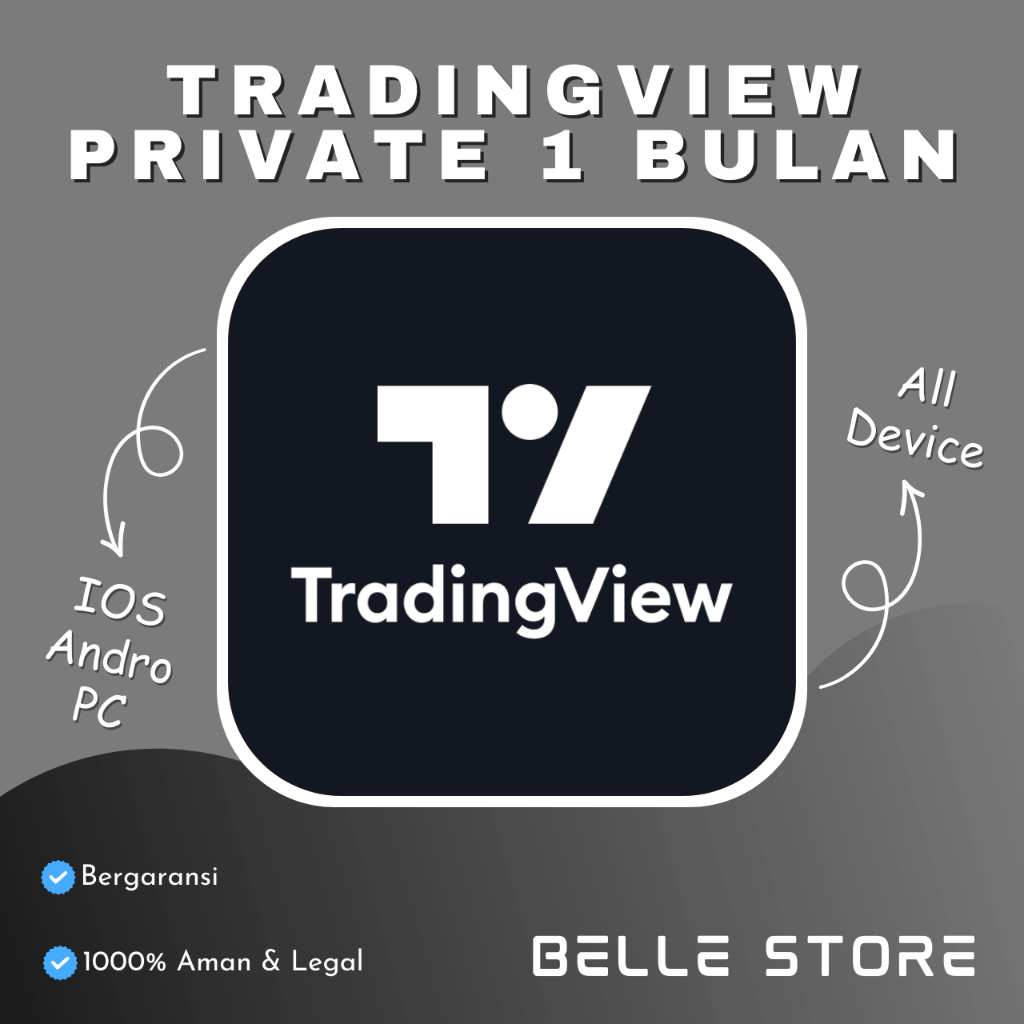 TRADINGVIEW PREMIUM 1 Bulan Private Awet Full Garansi