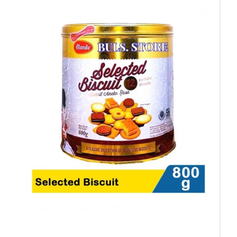 

MONDE SELECTED BISCUIT 800GRAM Kaleng