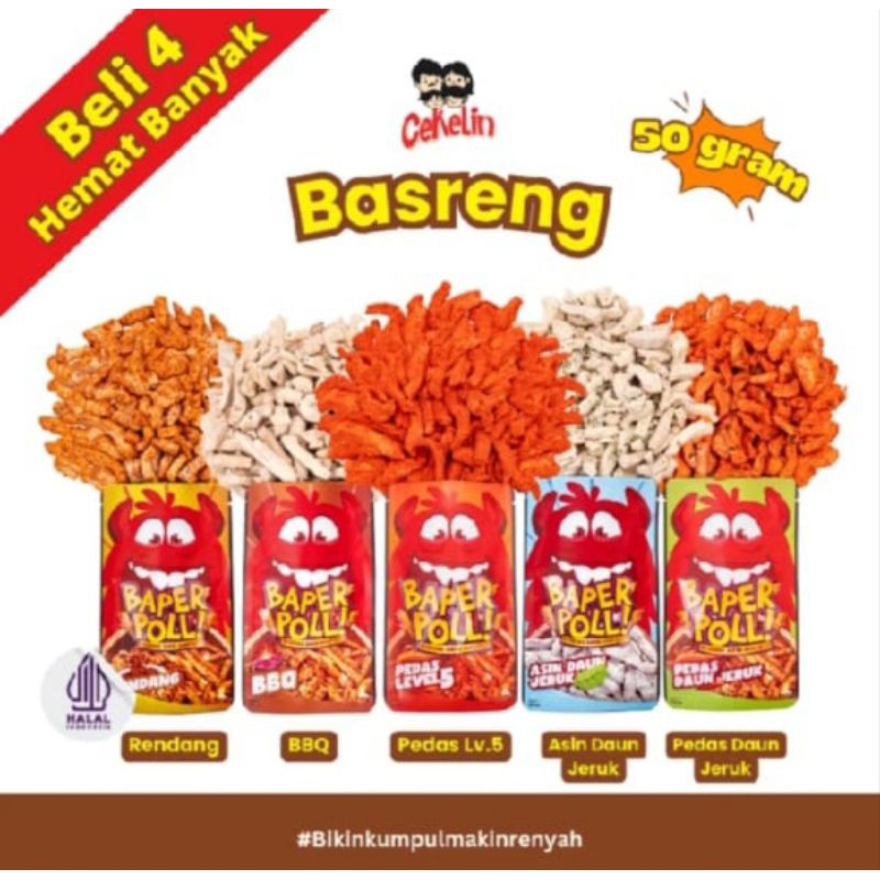 

CEKELIN Cemilan Basreng