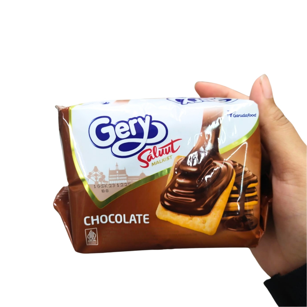 

Gery Salut Coklat 100gr Malkist Kue Roti Biskuit Chocolate Camilan Makanan Ringan