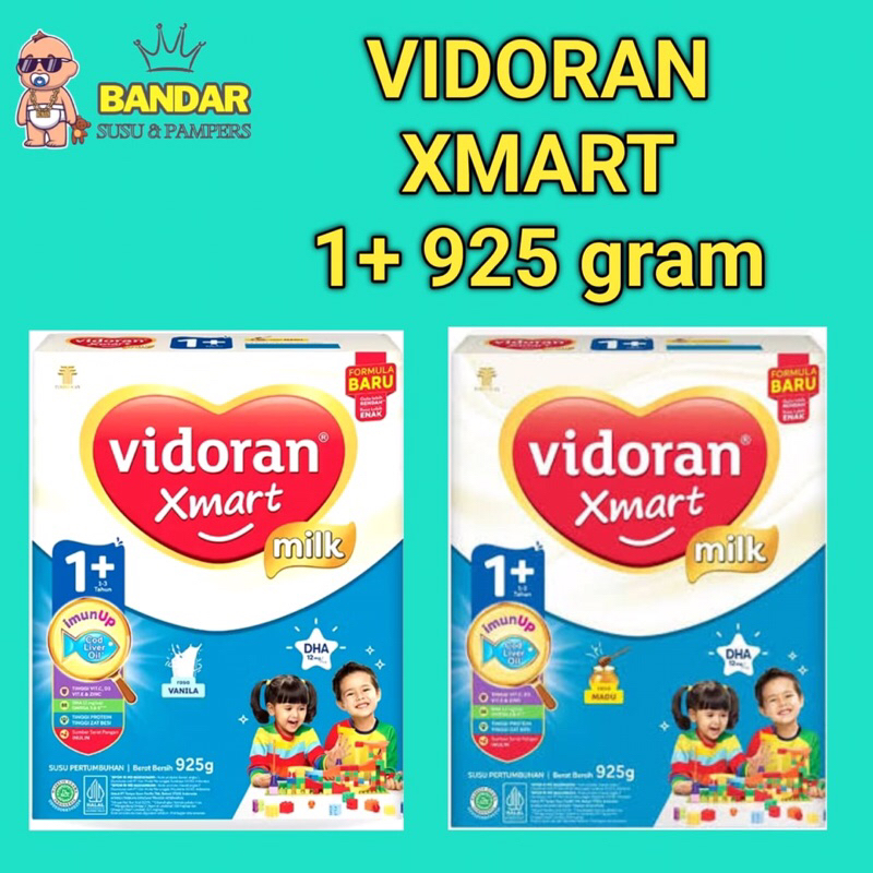 

VIDORAN XMART 1+ 925 GRAM/SUSU PERTUMBUHAN