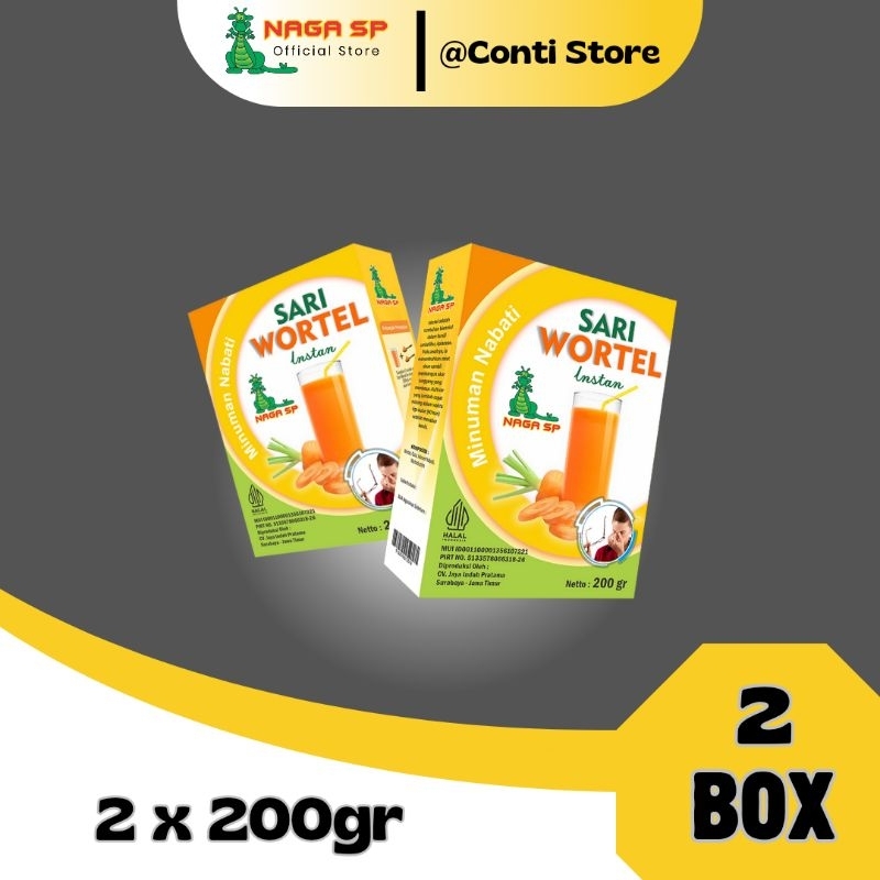 

Minuman Untuk Kesehatan Mata - Ekstrak Sari Wortel Bubuk 2 Box