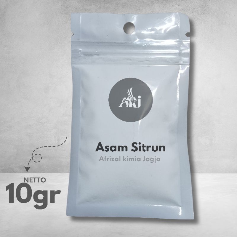 Citric Acid / Asam Sitrat/ Asam Citrun / Citrun Zuur 10gr