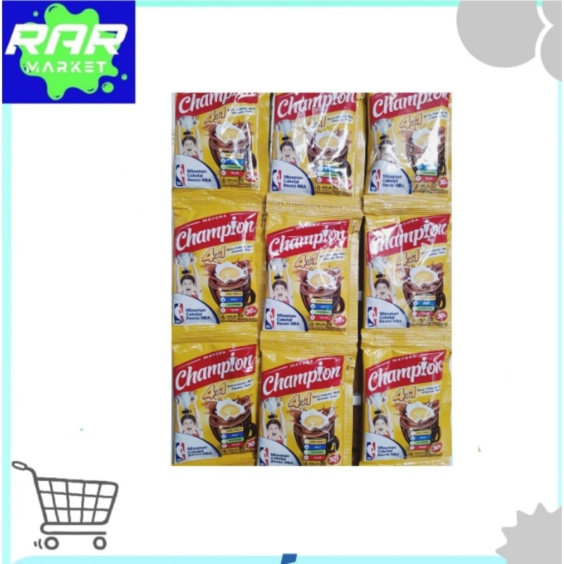 

ENERGEN CHAMPION 4in1/MINUMAN COKLAT SACHET/CHAMPION RENCENG