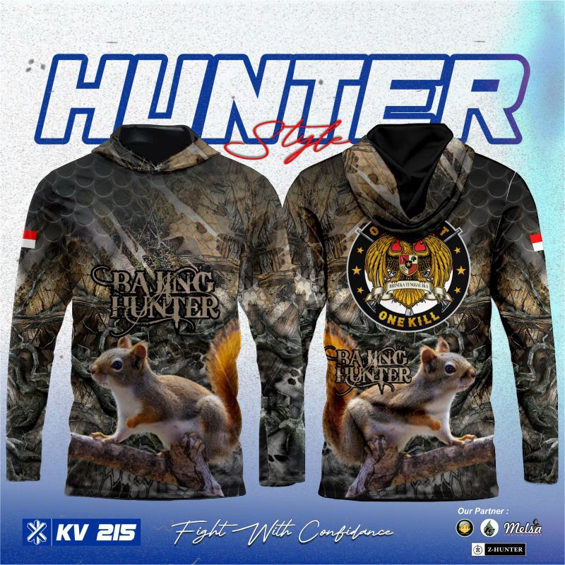 Free buff - Baju camo berburu / kaos jersey camo berburu / jersey hoodie camo berburu || KV215