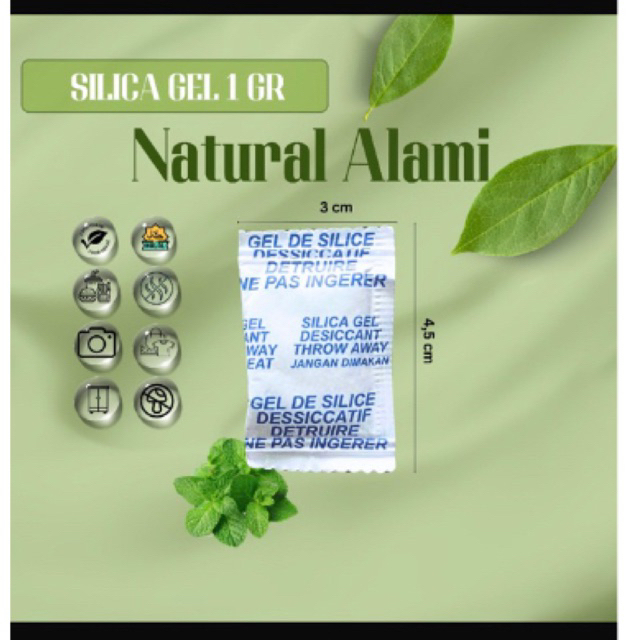 

[1 kg] Silica Gel Natural Alami Food Gread 1gr Termurah