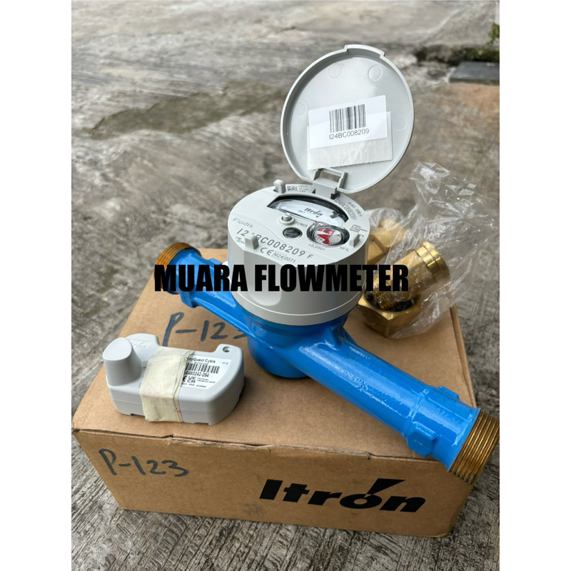 Flowmeter itron 1 inch flodis/ water meter itron 1 inch flodis/meteran air bersih itron 1 inch