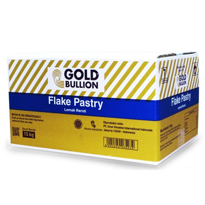 

GOLD BULLION FLAKE PASTRY KORSVET 15 KG