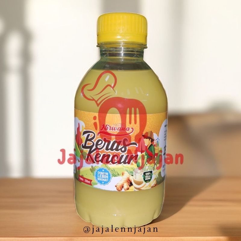 

BERAS KENCUR NIRWANA NGANJUK 250ml / OLEH-OLEH KHAS NGANJUK / MINUMAN TRADISIONAL BERAS KENCUR SINOM KUNYIT ASAM