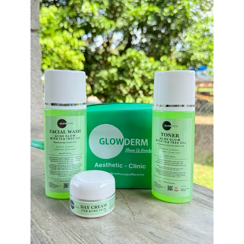 GLOWDERM ACNE SERIES tanpa cream malam