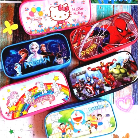 

KOTAK TEMPAT PENSIL SELETING OLEAN CITY/ PENCIL CASE KAIN SELETING MURAH FANCY / KOTAK PENSIL ANAK OCP-064