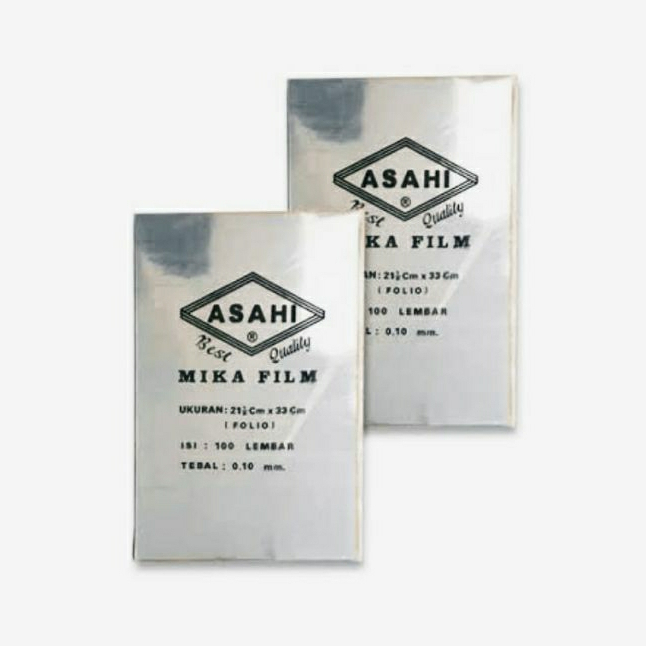 

ASAHI COVER MIKA BENING / JILID PLASTIK UKURAN FOLIO 0.10MM