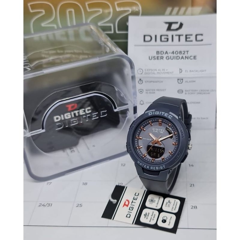 JAM DIGITEC ORIGINAL DUAL TIME / JAM TANGAN ANTI AIR DIGITEC TERBARU/ NEW JAM ORIGINAL DIGITEC