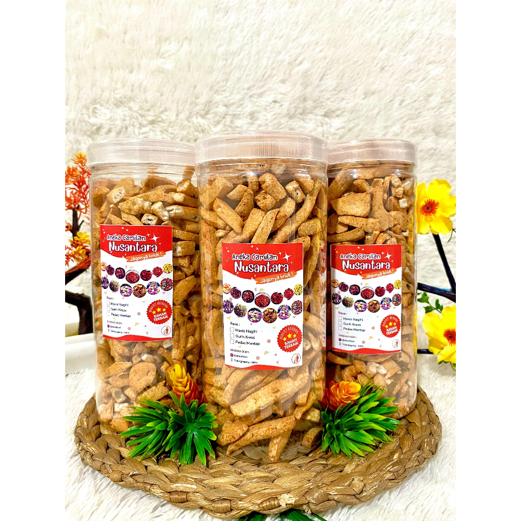 

Basreng Stik Pedas Toples 1300