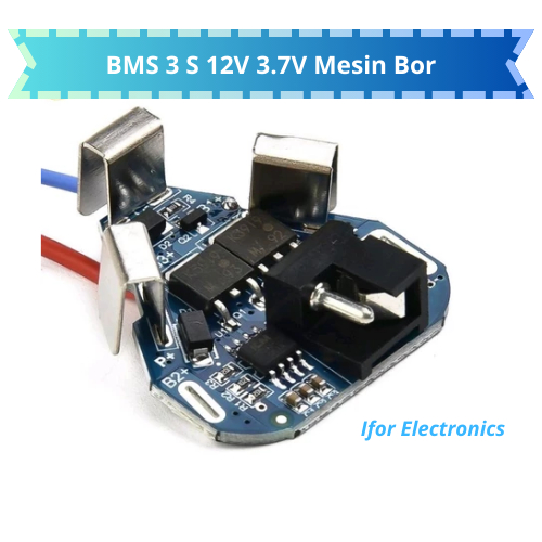 BMS 12V 11.1V 12.6V 3S MODUL SPAREPART BOR PROTEKSI 12V Baterai Lithium 18650 bor cordless bisa buat