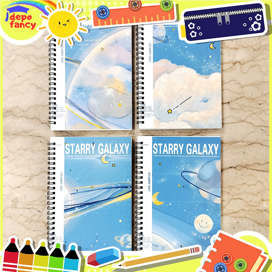 

Buku Spiral A5 32KXQB2088-939 60 lembar / Buku Tulis / Book Spiral / Buku / Buku Sekolah