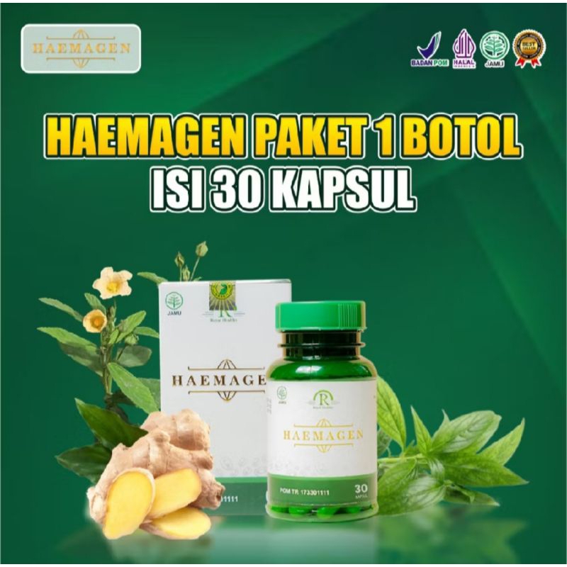 HAEMAGEN bersih darah atasi kulit gatal eksim alergi & jerawat