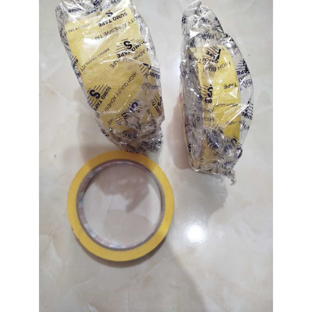 

Lakban Kertas Sumo / Solatip Kertas / Masking Kertas 1/2" , 1" ,2