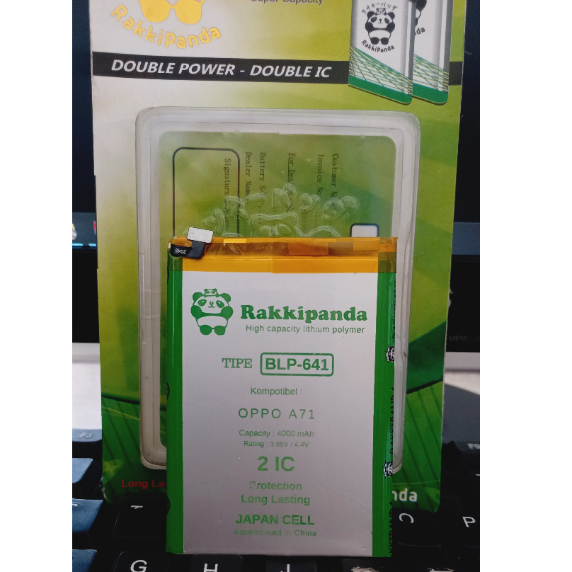 Baterai Oppo BLP641 OPPO A71 Rakkipanda Dobel IC Power