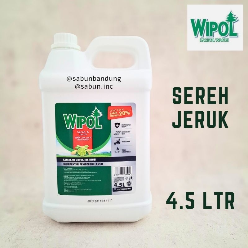 WIPOL Professional Pembersih Lantai Disinfektan Desinfektan
