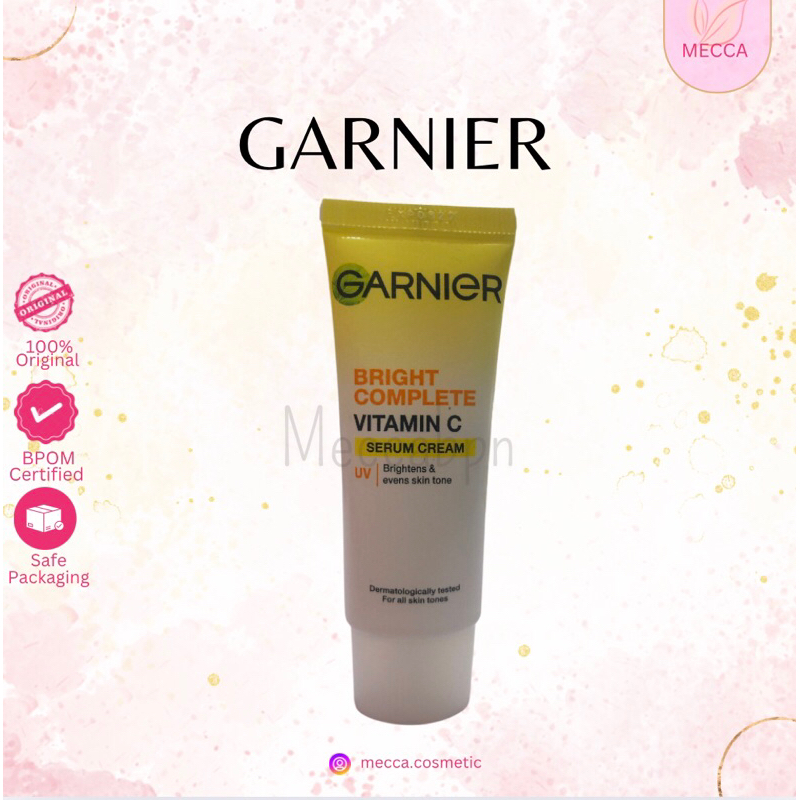 GARNIER BRIGHT COMPLETE VITAMIN C SERUM CREAM