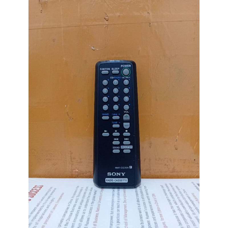 REMOTE RADIO CASSETTE SONY SERI RMT-CG35A ORIGINAL