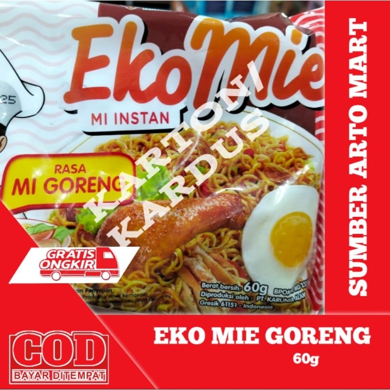 

mie instan mie goreng mie eko 1 dus eko mie isi (40) pcs