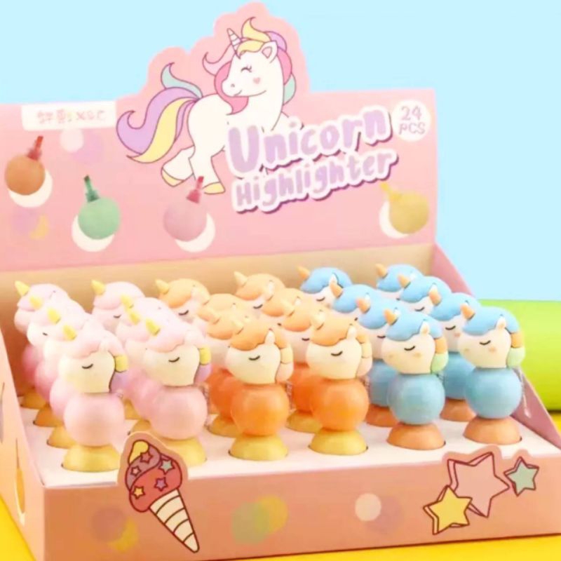 

Stabilo Highlighter Susun Unicorn 3 warna --AY109