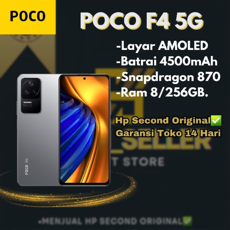 Poco F4 5G Second Ori 8/256gb