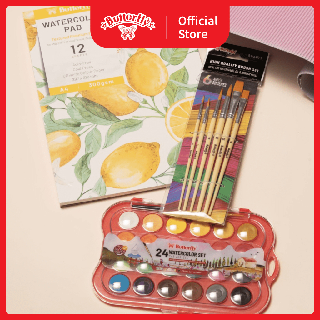 

Butterfly Watercolor Starter Pack