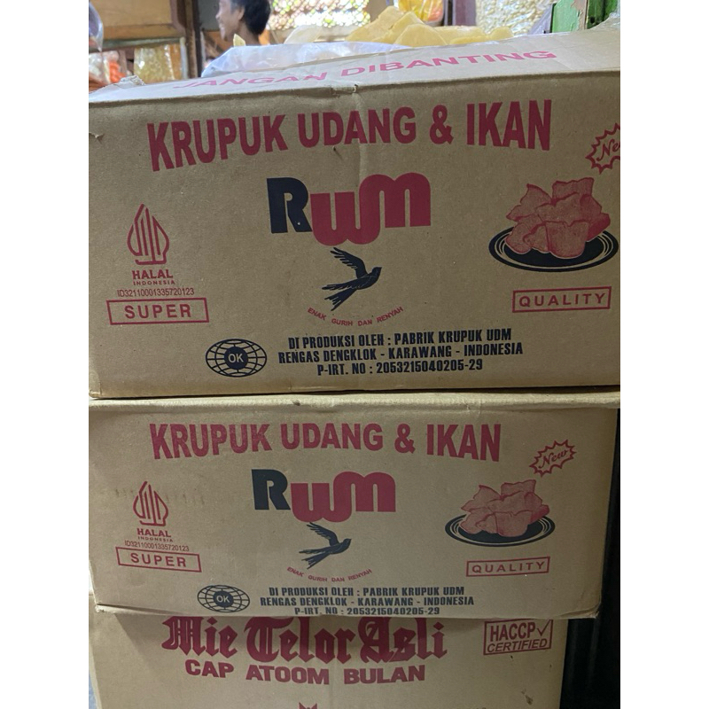 

Rum Krupuk Udang & Ikan Super Halal 1kg 500gr 250gr