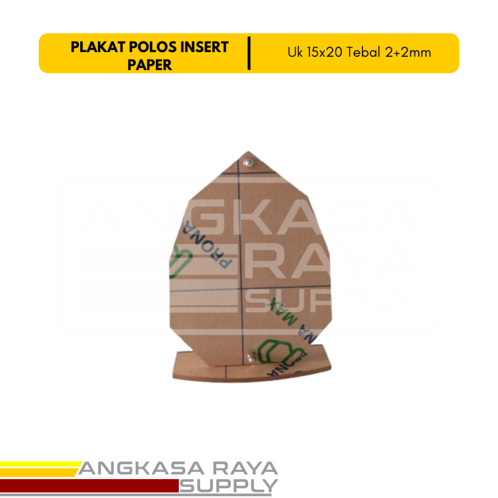 

Plakat Polos Insert Paper ukuran 15x20 tebal 2+2mm