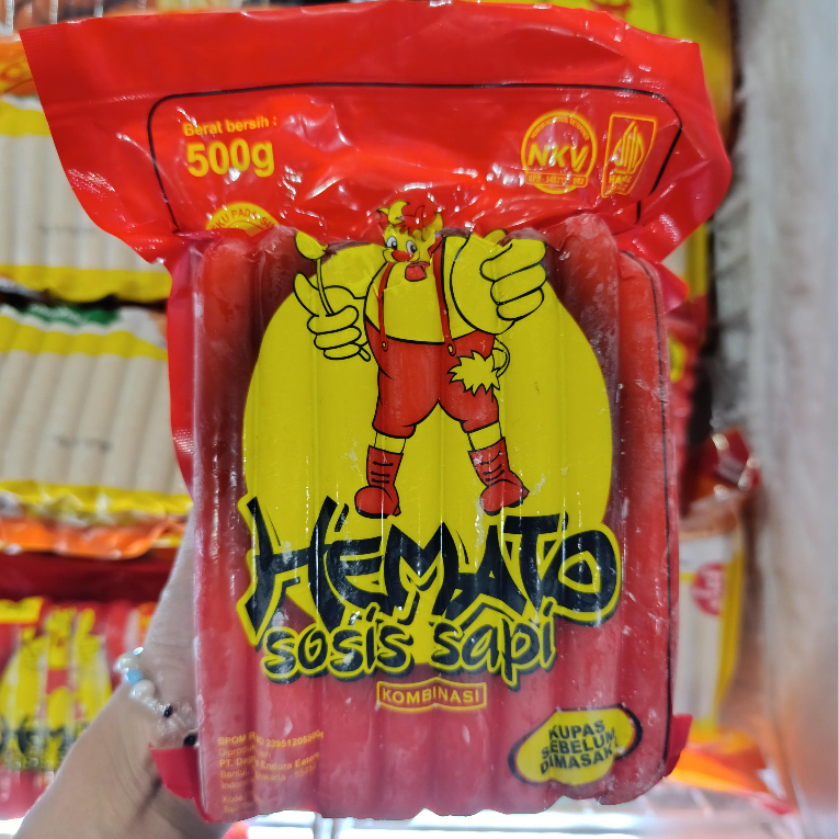 

Hemato sosis ayam dan Hemato sosis sapi 500gr & 1kg