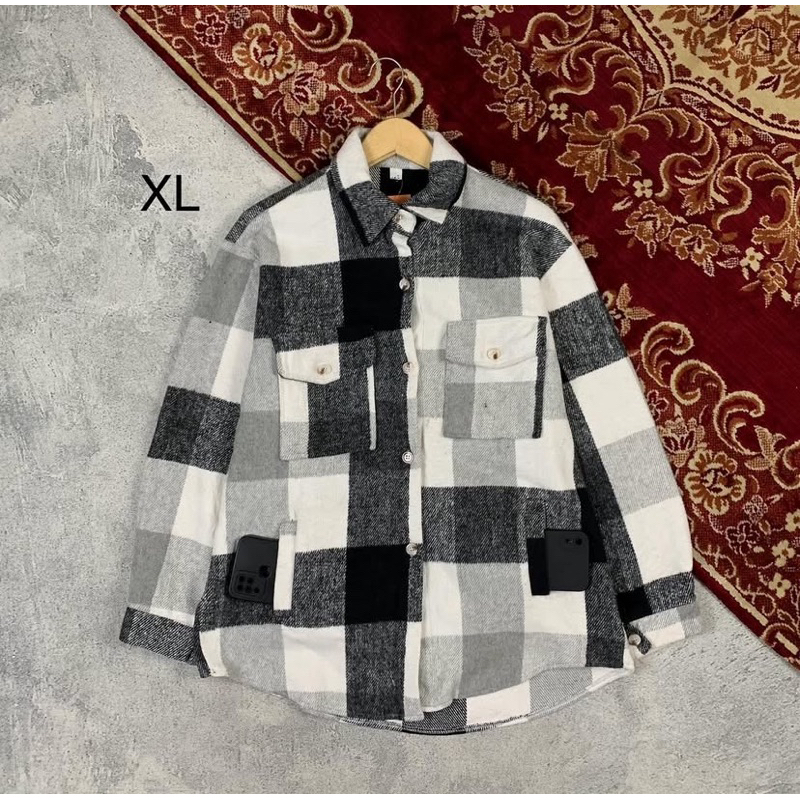 Flannel Wool 4 pocket Outer Shirt (LDS 110)